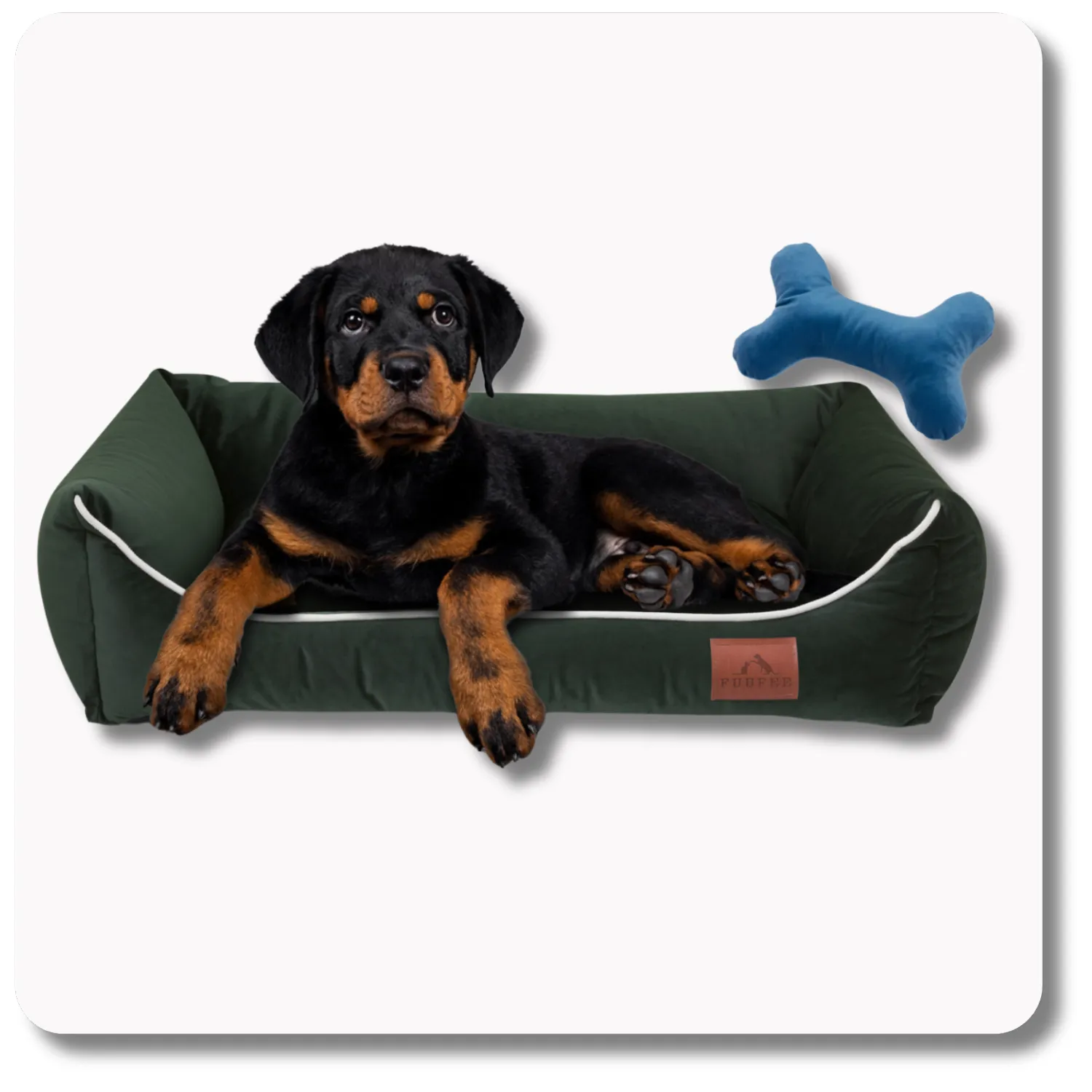 Legowisko dla psa <br>SOFA DEEP GREEN - obrazek 4