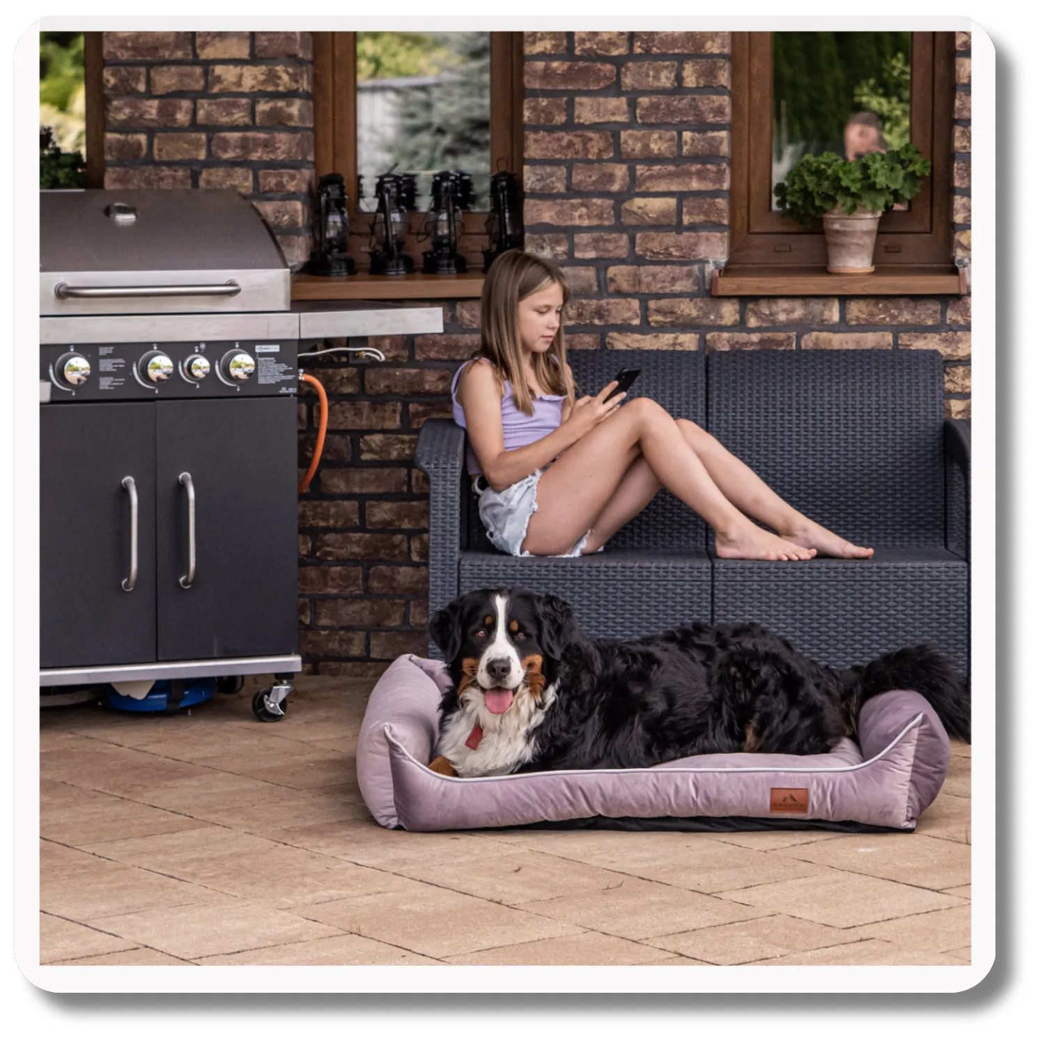 Legowisko dla psa <br>SOFA PASTEL PURPLE - obrazek 9