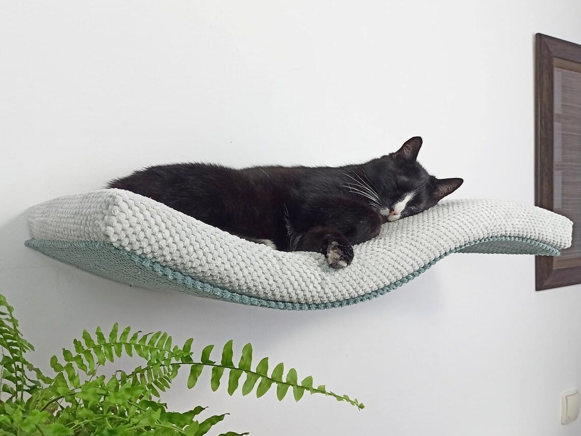 Półka ścienna dla kota, wisząca FALA NL 75 cm SH-M-W75UL - obrazek 4
